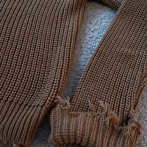 Brown Sweater (off the shoulder), Size Small